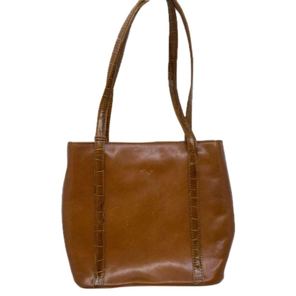 Monsac Brown Tote Mini Bag